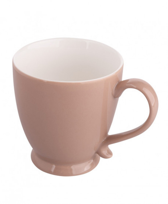 Filiżanka porcelanowa Urban beżowa ciemna 400 ml