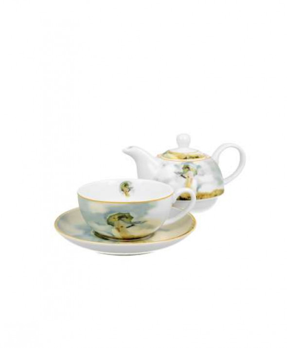 Filiżanka z dzbankiem i spodkiem / Tea for One WOMAN WITH PARASOL C. Monet