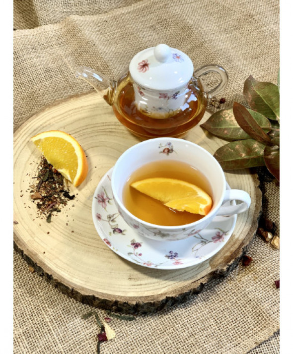 Filiżanka z dzbankiem szklanym / Tea for One SAFA