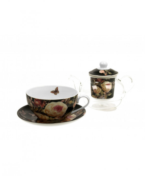 Filiżanka z dzbankiem szklanym / Tea for One WARDA