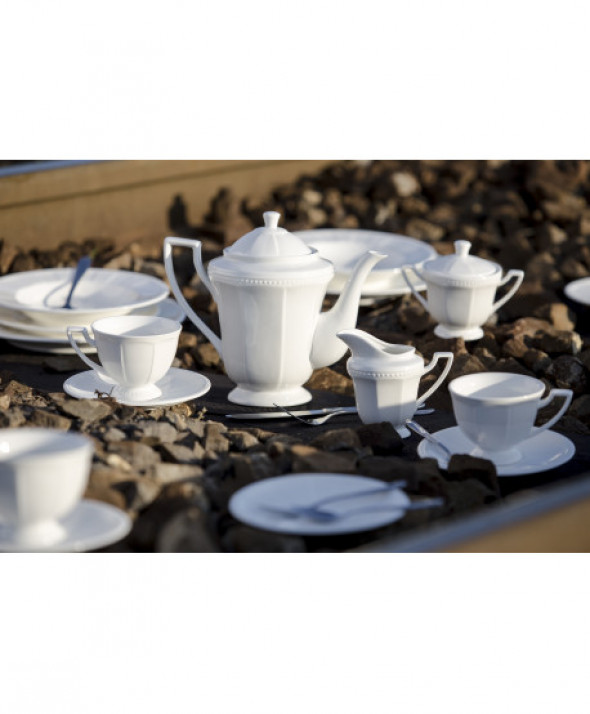 Filiżanki espresso ze spodkami 110 ml 2 szt. komplet CASSETTE