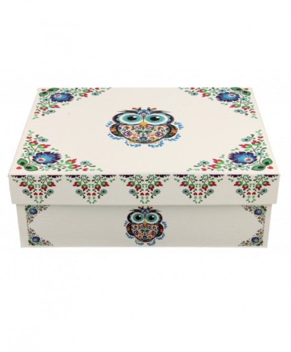 Filiżanki espresso ze spodkami 110 ml komplet 2 szt. SOWA ETNO