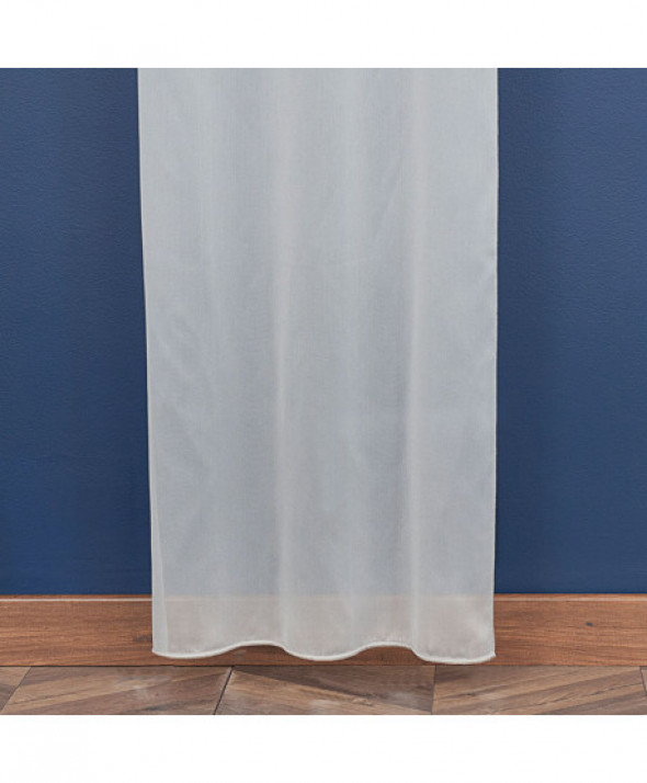 Firanka z ołowianką, 300cm, kolor szary IRMINA