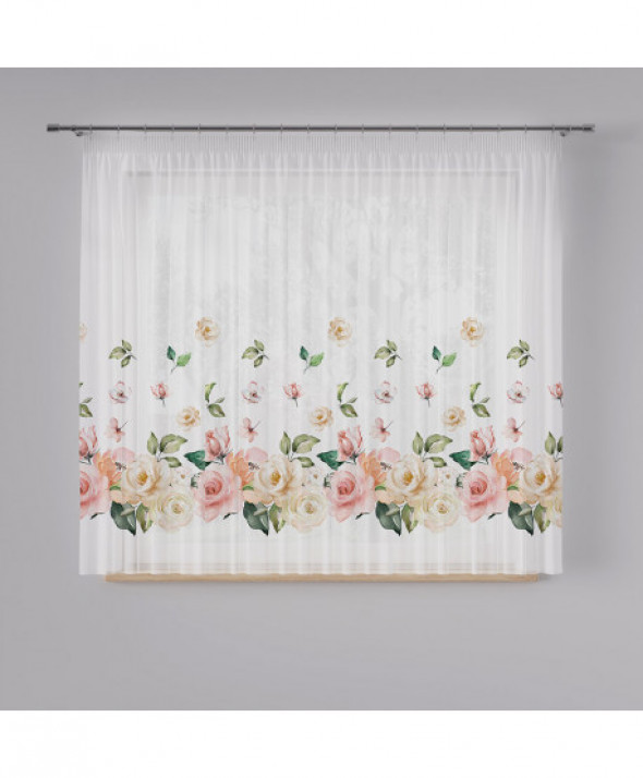 Firanka z ołowianką WOAL PREMIUM, 160cm, kolor D00049 ATENA