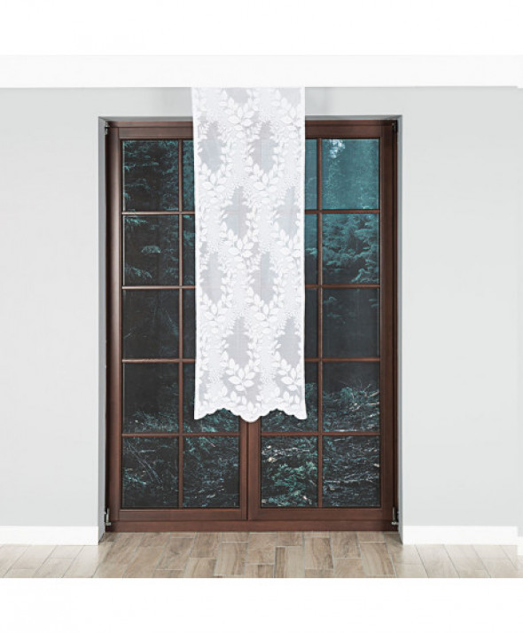 Firanka żakardowa po całości, kolor biały 001 093406/BIS/001/180000/1