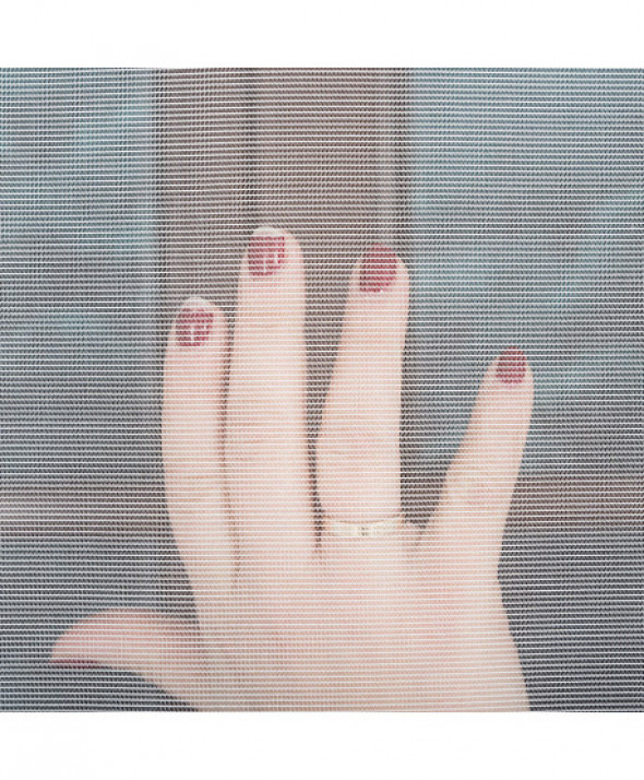 Firanka żakardowa z lurexem, kolor biały 001 349880/000/001/120000/1