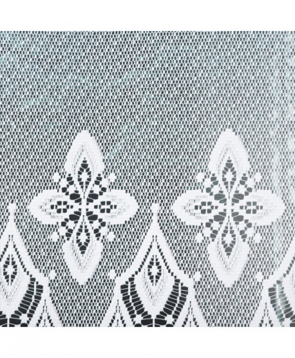 Firanka żakardowa z samym dołem, kolor 001 biały 019391/000/001/120000/1