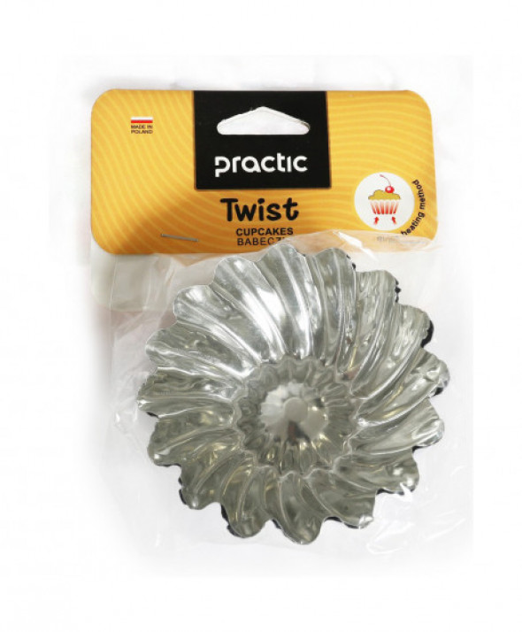 Foremki do pieczenia babeczek Practic skrętne (komplet 2 sztuk)