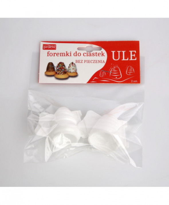 Foremki do pieczenia ciastek 3D przestrzenne / trójwymiarowe Practic białe (2 sztuki)