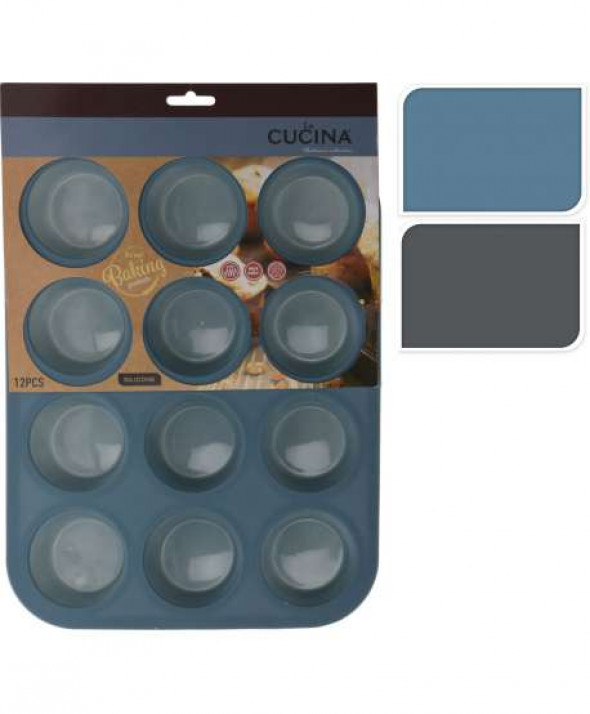 Forma na 12 muffinek sylikonowa 33x25cm