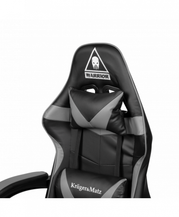 Fotel gamingowy Kruger&Matz Warrior GX-150 Czarno-szary