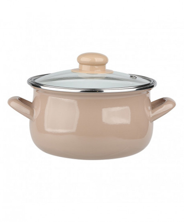 Garnek emaliowany Silesia Rybnik Klara 16 cm.