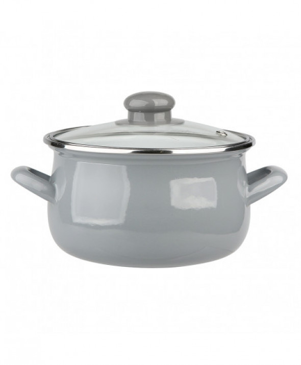 Garnek emaliowany Silesia Rybnik Klara 20 cm. Mix