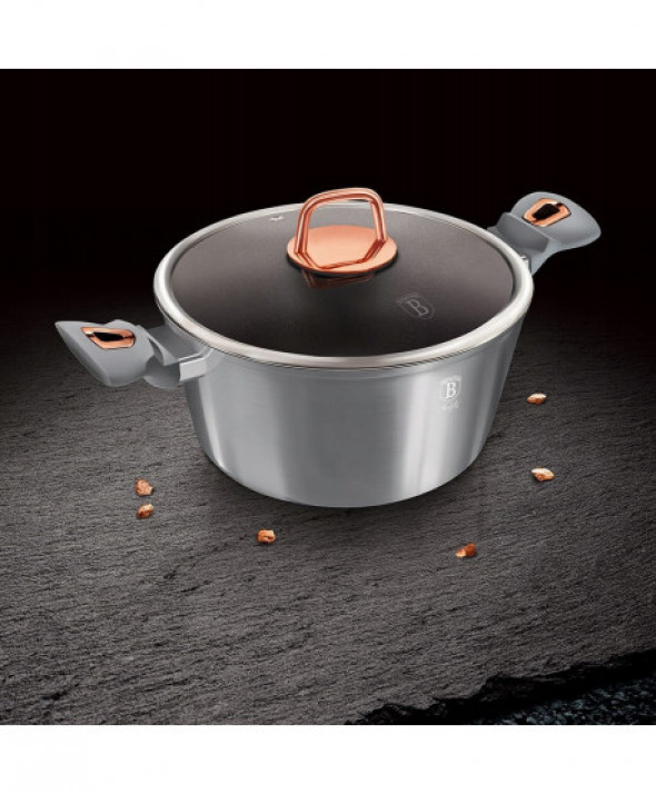 Garnek z pokrywką 24cm 4.1l BERLINGER HAUS BH/6012 Moonlight Collection
