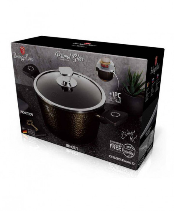 Garnek z pokrywką 28cm 6.1l BERLINGER HAUS BH/6573 Primal Gloss Collection