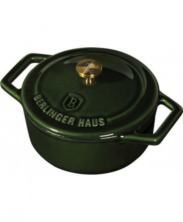 Garnek żeliwny 10 cm BERLINGER HAUS BH/6501 Emerald Strong Mold Seria