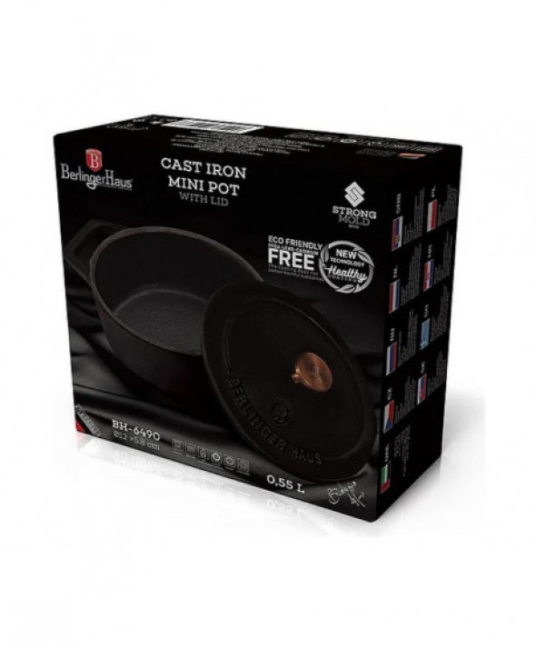 Garnek żeliwny 12 cm BERLINGER HAUS BH/6490 Strong Mold Seria
