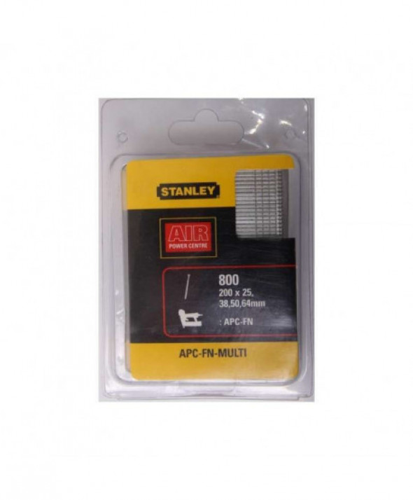 Gwoździe sztyftowe - zestaw 25, 38, 50, 64 mm, 800 sztuk, Stanley