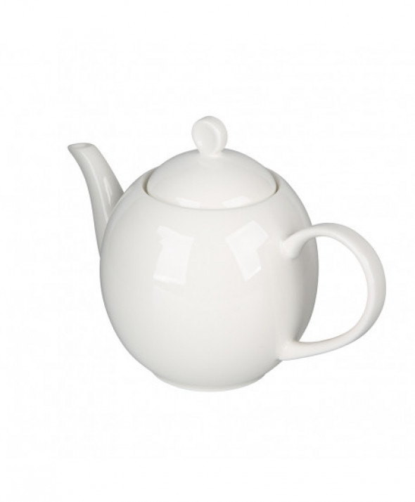 Imbryk / czajnik do herbaty / do kawy porcelana kremowa Bella Ecru 900 ml
