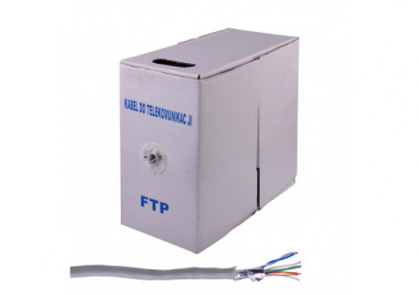 KAB0104CCA Kabel komputerowy skrętka FTP 4x2/0.5CCA 305m