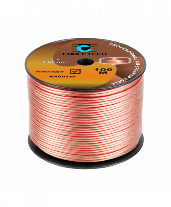 KAB0331 Kabel głośnikowy 6.0mm 100m