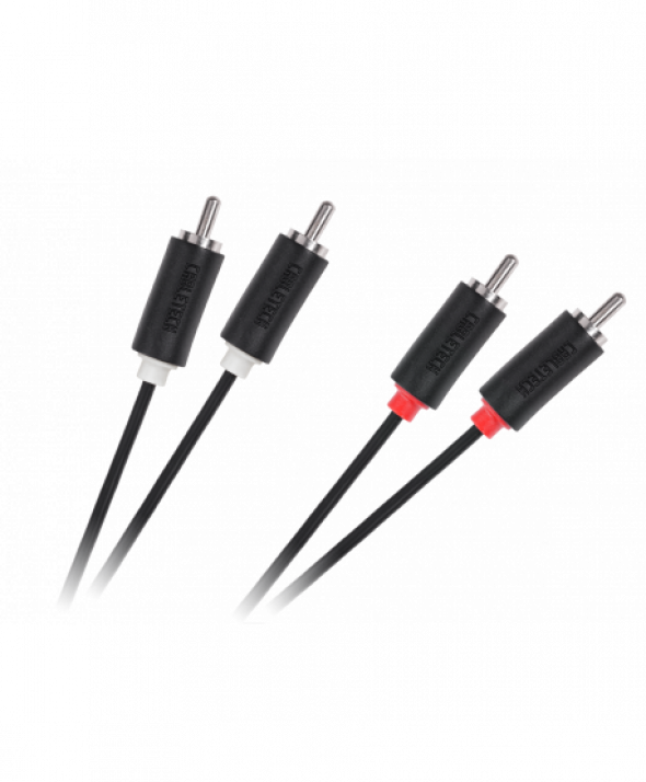 Kabel 2RCA-2RCA 1m Cabletech standard