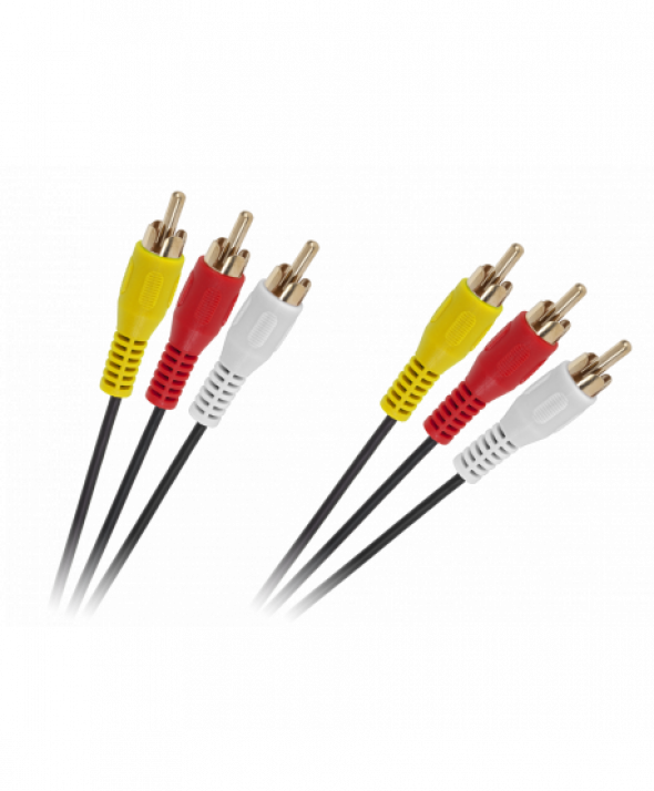 Kabel 3 x RCA - 3 x RCA 2m