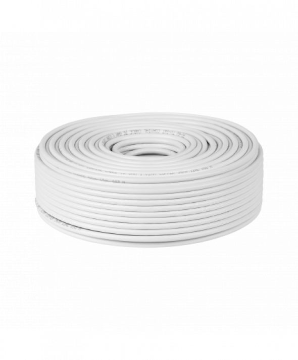 Kabel antenowy TV SAT RG6 FCS CU 100m przewód 100% miedź