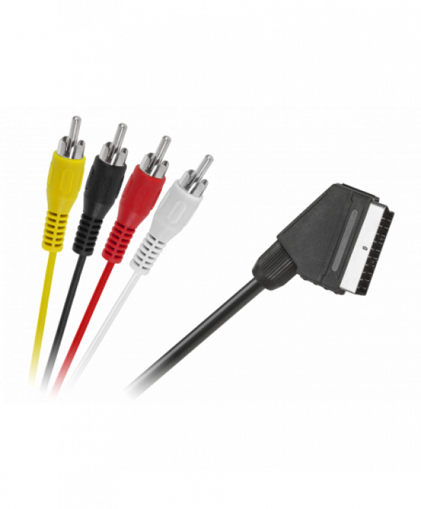 Kabel EURO - 4 x RCA 1,5m