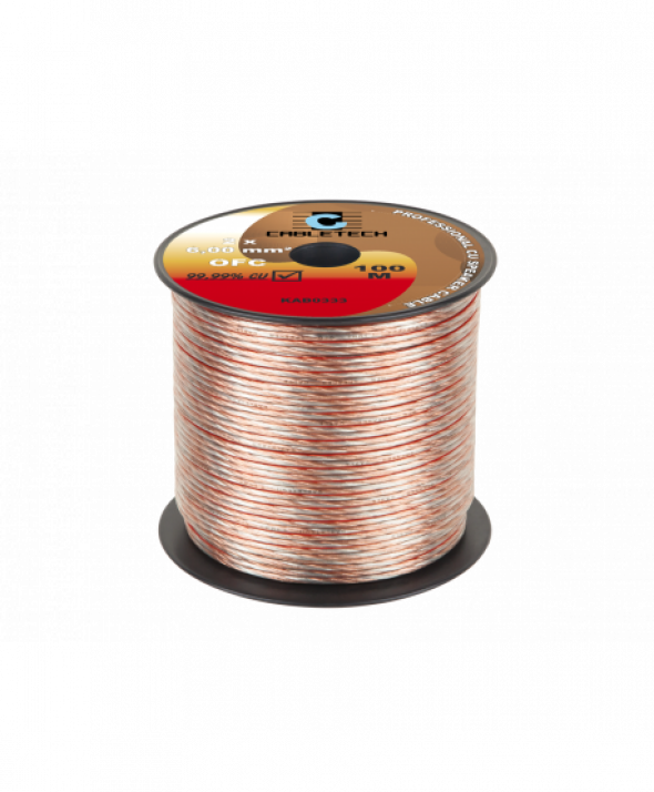 Kabel głośnikowy OFC 6mm
