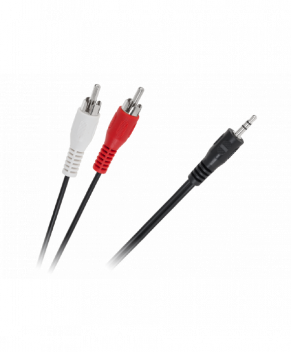 Kabel JACK 3,5-2 x RCA 1,8m