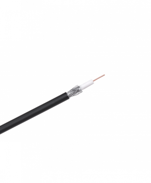 Kabel koncentryczny F690 BV+ŻEL CZARNY 305m