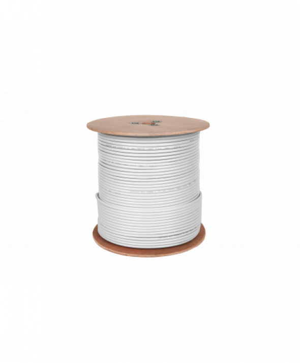 Kabel koncentryczny F690BV A biały szpula 305m