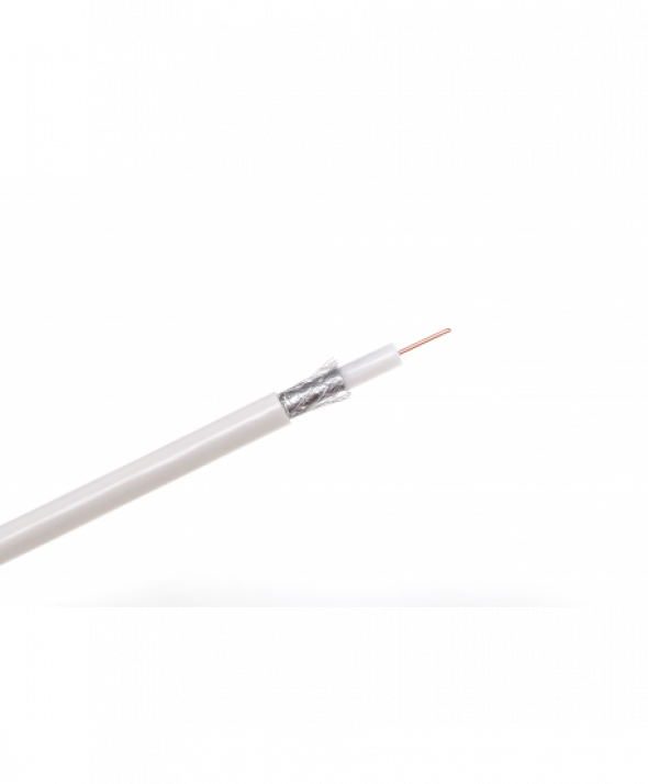 Kabel koncentryczny F690BV.A biały szpula 305m