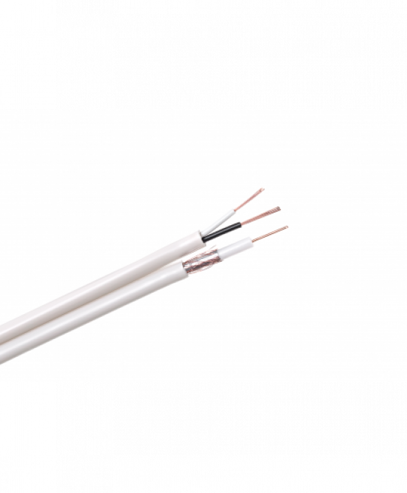 Kabel koncentryczny R-TV RG-59 +2x0.35  100m