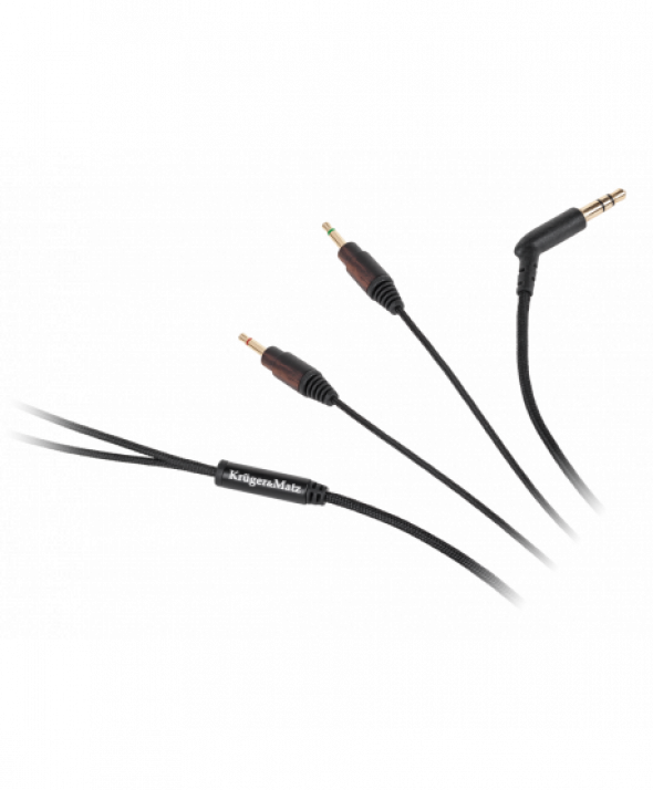Kabel nylonowy do słuchawek Kruger&Matz