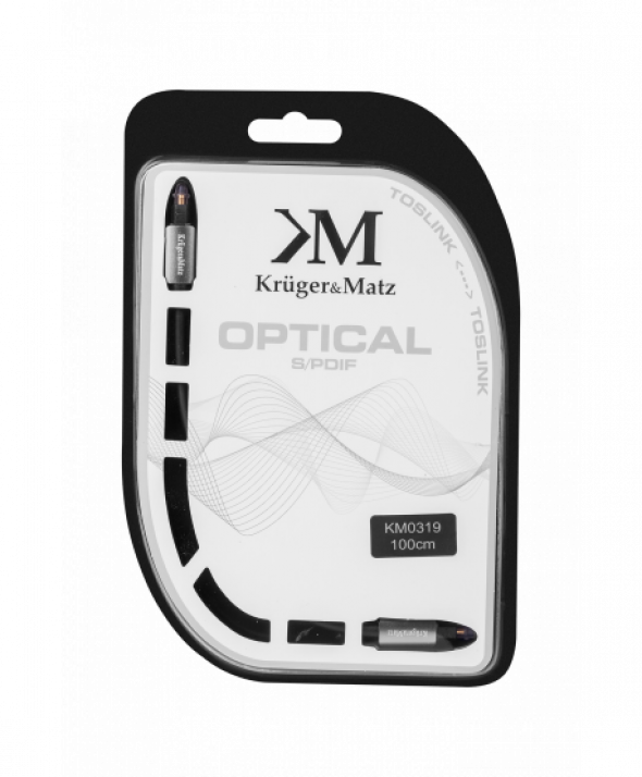 Kabel optyczny toslink-toslink 1.0m Kruger&Matz