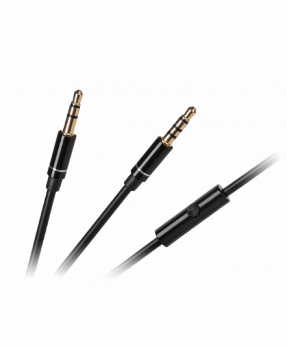 Kabel z mikrofonem do słuchawek Kruger&Matz  Street  oraz  Wave - kolor czarny