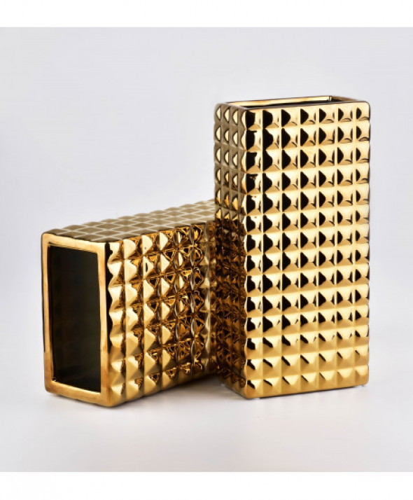 KALIANI GOLD Wazon 12x7xh25cm