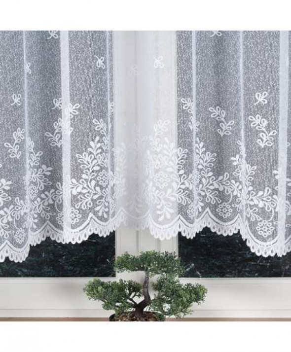 KAROLINA Firanka konfekcjonowana, 170x400cm, kolor 001 biały 054160/000/001/170400/1