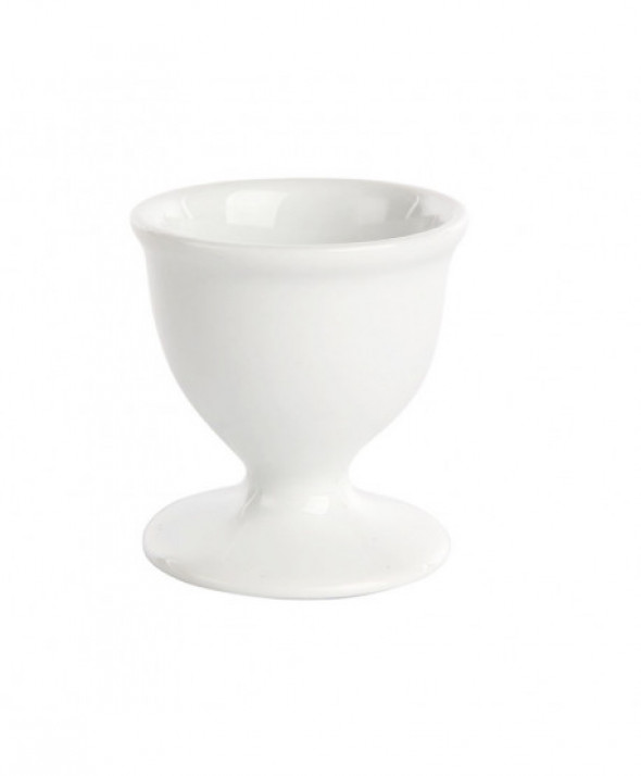 Kieliszek na jajko porcelanowy biały