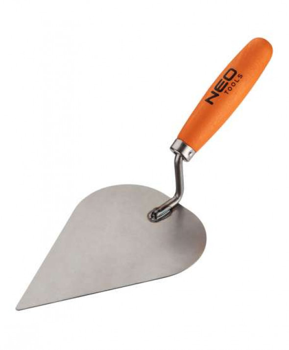 Kielnia sercówka, 190 x 134 mm, uchwyt drewniany