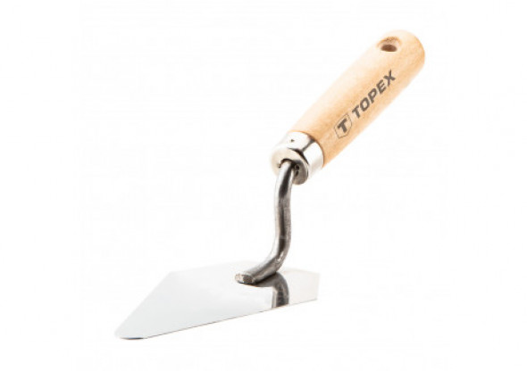 Kielnia sztukatorska ostra 140 x 80 mm, stal nierdzewna