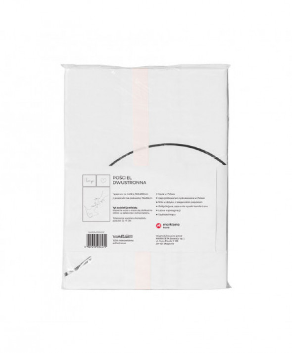 KISS Pościel z mikrowłókna, 160x200cm, kolor 001 PWA015/PMI/001/160200/1