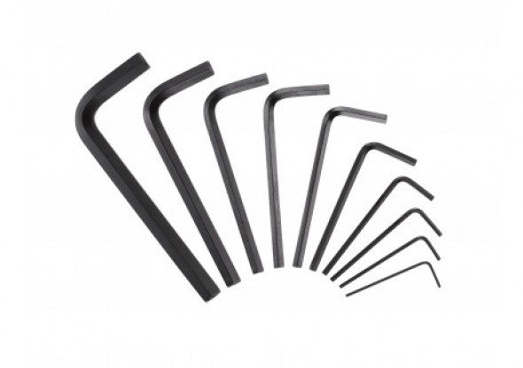 Klucz imbusowy kpl. 10szt (1,5-10mm) zasobnik plast. [e]