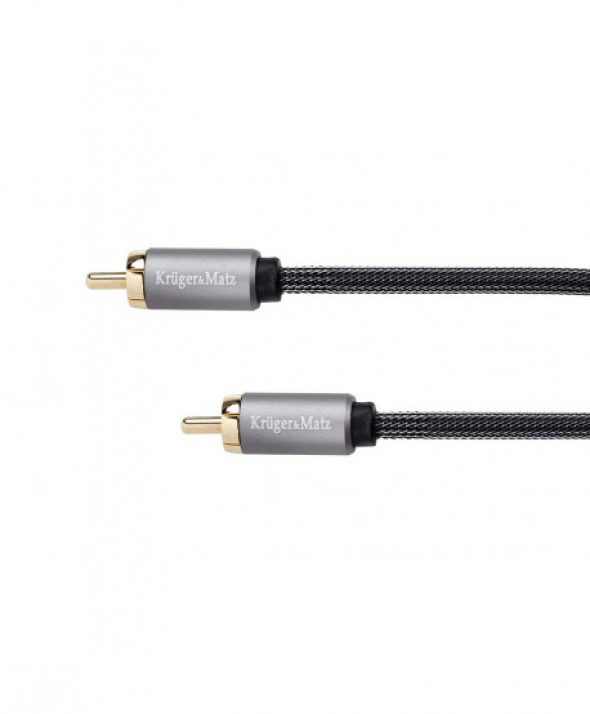 KM0302 Kabel 1RCA-1RCA 1.8m Kruger&Matz