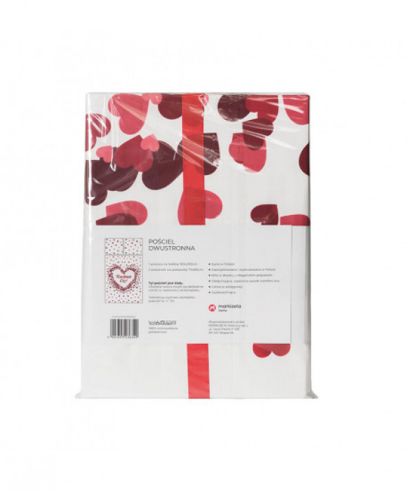 KOCHAM CIĘ Pościel z mikrowłókna, 160x200cm, kolor 001 PWA004/PMI/001/160200/1