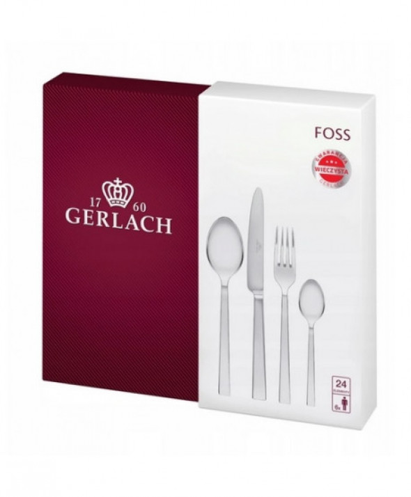 Komplet 24szt sztućców w pudełku 54P FOSS Gerlach