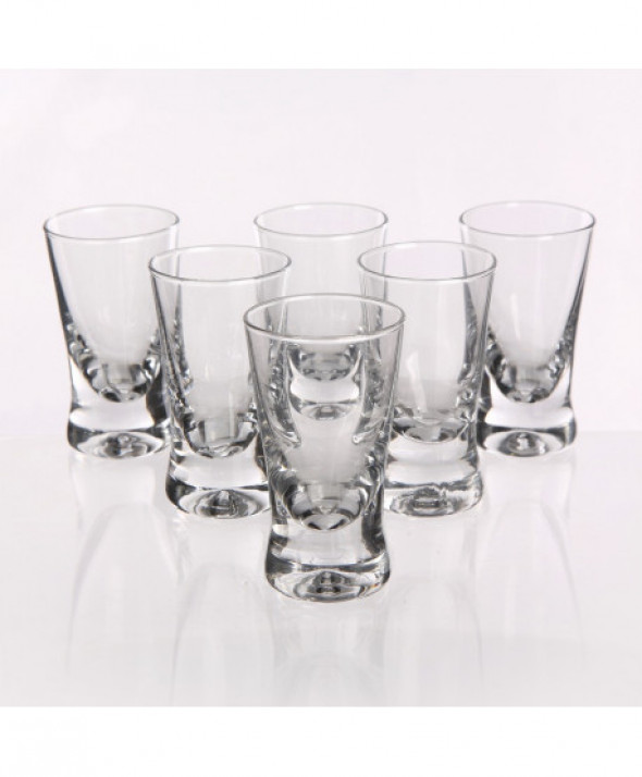 Komplet 6 kieliszków do wódki Krosno X mały 25 ml