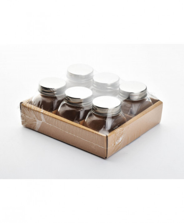 Komplet 6 słoików 0,05 l. BASIC KITCHEN